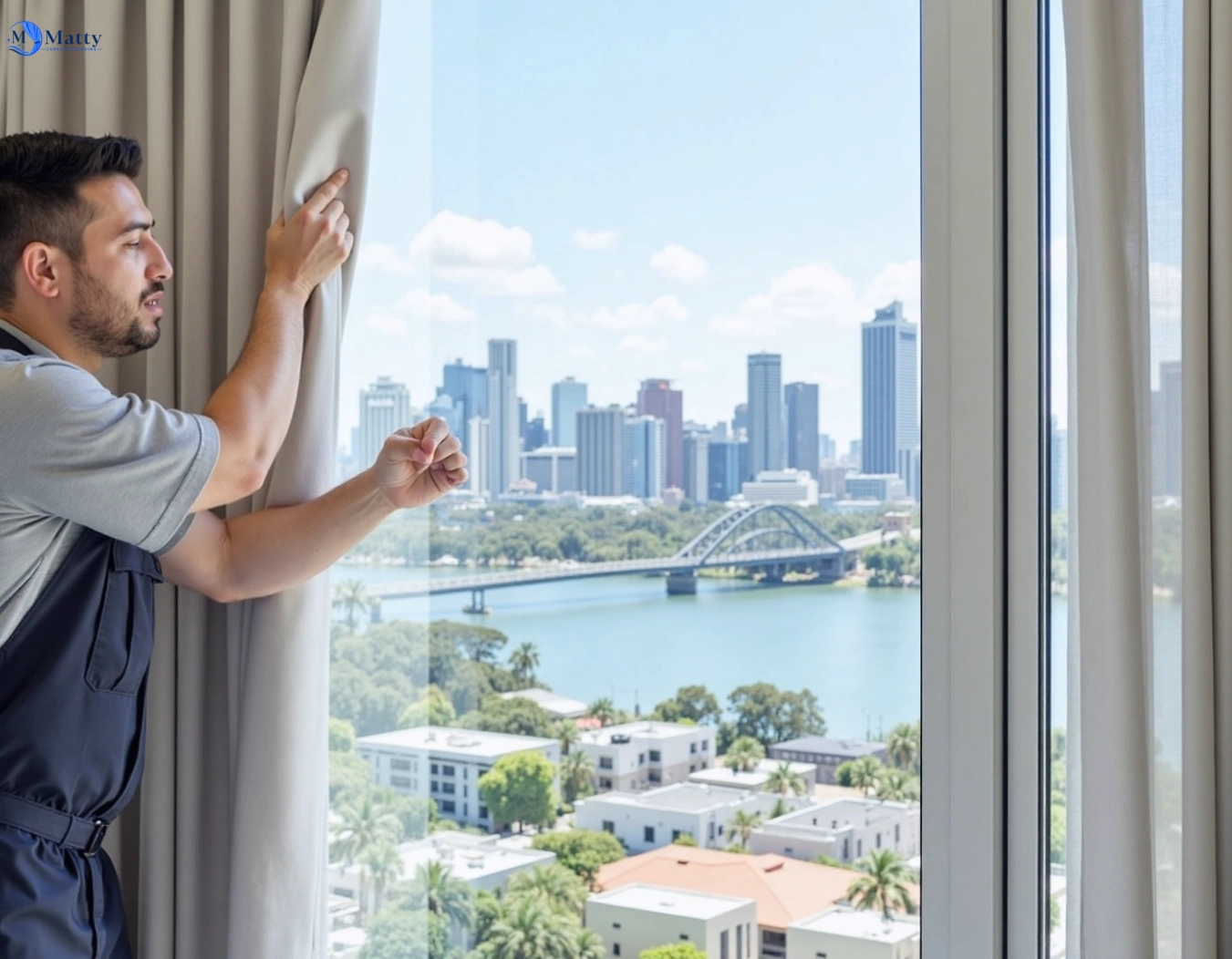 Professional curtain steam cleaning service miranda-nsw QLD by Matty Curtain Cleaning